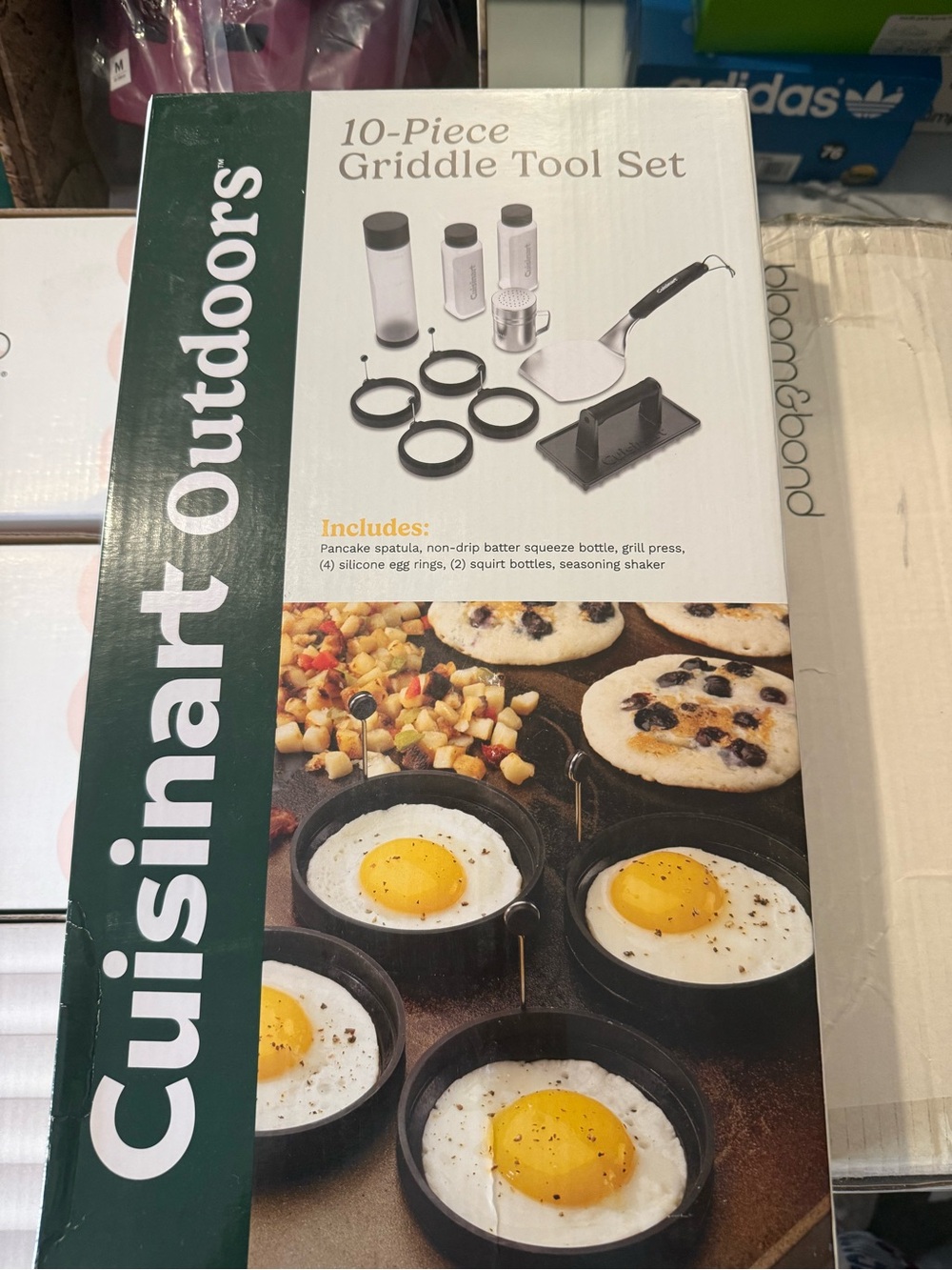 Cuisinart 10-Piece Griddle Tool Set - Black & White Outdoors